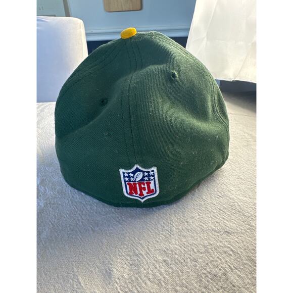 Green Bay Packers New Era 59FIFTY Fitted Hat Size 7 1/8 NFL - Picture 3 of 5